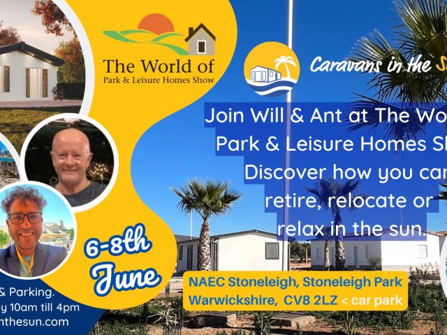 The World of Park & Leisure Homes Show, Stoneleigh This Weekend, 6th, 7th & 8th of June